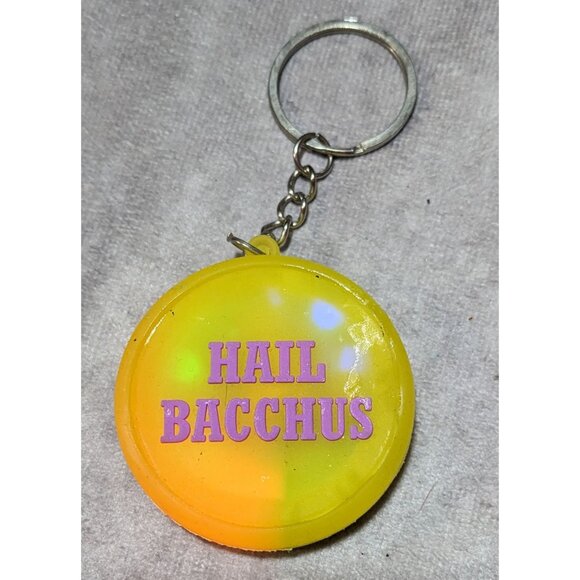 Bacchus Mardi Gras New Orleans Light Up Keychain - Picture 8 of 8